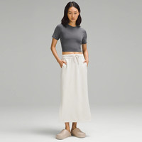 露露乐蒙lululemon丨Soft Ribbed 女士锁孔款罗纹短袖 T 恤 LW3HW9S 石墨灰 2XL /14