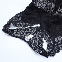 夏.娃.之.秀背心女性感蕾丝打底内搭V领舒适外穿无袖吊带美背裹胸法式 黑色(J4015) M