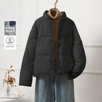 秋冬款休闲女款百搭立领拉链扣长袖百搭保暖棉服面包服棉衣外套女