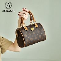 奥康托特包2024大容量女包复古斜挎包托特包C1 饼干色2807