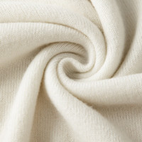 晚白【100%羊毛】流行穿搭红色毛衣女2025春款洋气宽松显瘦针织打底衫 米白色 M