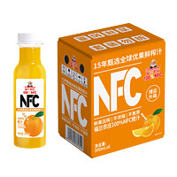 88VIP：福兰农庄 Farmerland NFC100%橙汁 300ML×6瓶