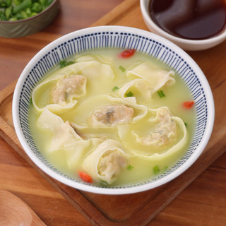 三全汤真鲜鸡汤云吞三鲜馄饨香菇猪肉速冻饺子速食食品早餐面点生鲜 鲜美猪肉上汤小云吞400g