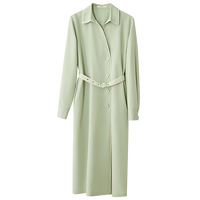 AMII都市通勤全羊毛双面呢西装大衣女年秋冬新款宽松毛呢外套 新驼色 165/88A/L