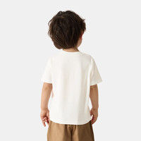 Gap男幼童2025春季新款刺绣纯棉短袖T恤多色儿童装上衣美版707178