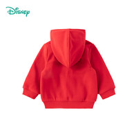 迪士尼宝宝（Disney Baby）春季男女童时尚休闲卡通舒适百搭儿童外套 213S1514大红 120
