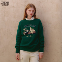 Teenie Weenie小熊春装基础圆领毛衣针织衫女时尚 165