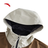 安踏（ANTA）×中国国家地理丨男士户外冲锋衣羽绒服内胆两件套152446607 青鸾灰/桑宁褐-1 4XL（/195）