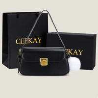 chongsukei 小众女包 时尚复古单肩包 礼品盒+礼品袋