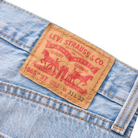 Levi's李维斯24秋冬男士565美式复古宽松舒适简约直筒牛仔裤 黑色 38/34