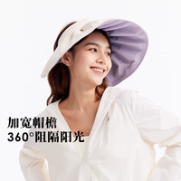 OhSunny防晒帽女遮阳帽太阳帽子防紫外线 SLH3M433D 幻影黑/暮云黑 M