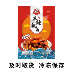 老姬食品 Lao ji food 吉林老姬食品火辣鱿鱼延边特色300g某村拌饭同款麻辣鱿鱼商用即食