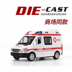 喜梦客 宝宝儿童玩具车救护车模型仿真警车汽车
