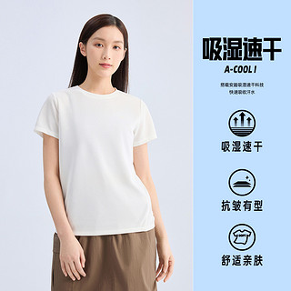 安踏 ANTA 速干衣夏季女士运动上衣跑步羽毛球瑜伽服休闲透气短袖t恤女