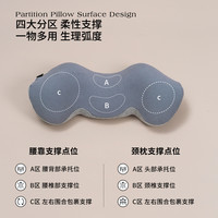 代字行 飞行腰靠脖枕多功能户外旅行坐车腰枕办公室上班久坐神器