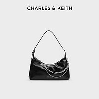 CHARLES & KEITH [包店专享]CHARLES&KEITH春夏CK2-40782472柔软拉链式褶皱腋下包