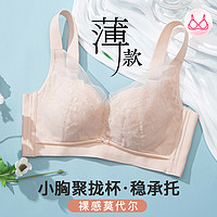 芬腾 大胸显小美背透气洞洞杯收副乳防外扩防下垂文胸