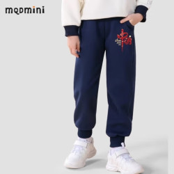 MQD 马骑顿 男女童纯棉束脚卫裤
