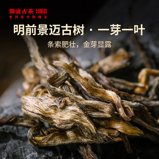 澜沧古茶云南普洱生茶 2022年001景迈山古树春茶生普洱茶明前头春饼茶 2022年001芳沱200g