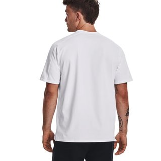 安德玛（UNDERARMOUR）春夏新款Meridian男子训练运动短袖T恤 白色100 2XL/185
