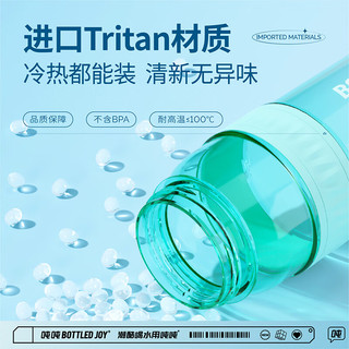 吨吨BOTTLED JOY渐变畅吨吨桶运动水壶王一博水杯女随手杯顿顿桶 蓝白星梦【tritan材质】 1000ml