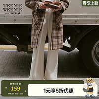 TEENIE WEENIE 小熊 女士休闲裤 象牙白 M