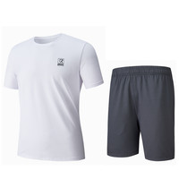 361°361运动套装男2024夏季透气运动服休闲跑步服男款运动服男款