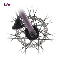 Liv 丽以芙Alight 2 DD Disc女士平把16速轻便休闲通勤公路自行车 紫灰色