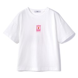 马骑顿 童装男女同款短袖T恤夏季儿童短袖T恤子款潮 本白 120cm