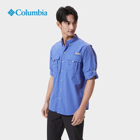 Columbia哥伦比亚户外春夏男款钓鱼系列UPF50防晒防紫外线衬衫FJ7048 543 M