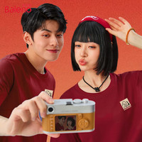 班尼路(Baleno)100%纯棉宽松短袖t恤女夏季款2025年休闲时尚百搭通勤风内搭上衣