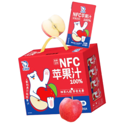 北冰洋 NFC桔汁苹果汁饮品 125ml*4盒