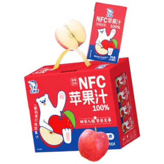 88VIP：北冰洋 NFC桔汁苹果汁饮品 125ml*4盒