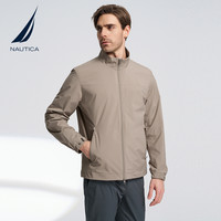 NAUTICA 男装春秋款防轻泼水休闲时尚立领夹克外套