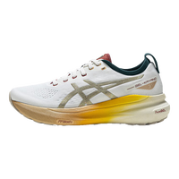 亚瑟士ASICS跑步鞋女鞋稳定运动鞋透气支撑跑鞋 GEL-KAYANO 31 CHENGDU 白色/金色 38