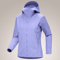 始祖鸟(ARCTERYX)女款 GAMMA HOODY/JACKET 防风 软壳 夹克 连帽_黑色_Black_X9295 M(加拿大)