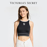 VICTORIA'S SECRET 维密 夏季舒适升杯百搭可外穿格纹美背背心文胸女运动休闲内搭 54A2黑曜石-升杯外穿