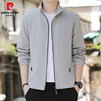 皮尔·卡丹 皮尔卡丹（pierre cardin）春季新款青年时尚纯色休闲夹克（多款可选）