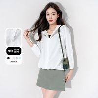 班尼路长袖冰丝防晒衣女运动服外套休闲爬山服透气修身2025年 杏-纯色 L
