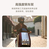 雅迪 Yadea【王鹤棣】E80 LITE 电动自行车成人高颜值复古智能电动车【北京专享】 颜色到店自选