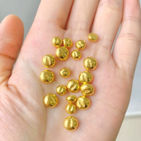 百德金足金金豆豆au9999实心黄金1g钢印金豆收藏蛇年送礼证签情人节礼物 1g(不带证签)