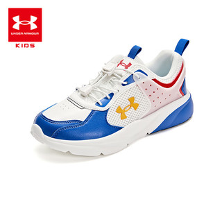 安德玛（Under Armour）儿童跑步鞋男女童时尚休闲运动鞋秋冬中大童耐磨闪穿跑鞋2441303