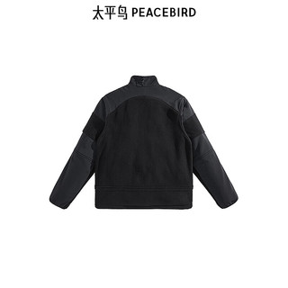 太平鸟男装保暖摇粒绒23冬季新款夹克 B2BCD4320 1（宽松）