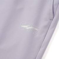 鸿星尔克(ERKE)鸿星尔克童装儿童男童梭织长裤25年夏季女童亲肤百搭长裤 如梦紫 110