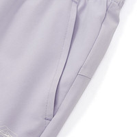 鸿星尔克（ERKE）鸿星尔克童装儿童男童梭织长裤25年夏季女童亲肤百搭长裤 如梦紫 150