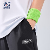 鸿星尔克（ERKE）鸿星尔克童装儿童男童梭织长裤25年夏季女童亲肤百搭长裤 正黑 170