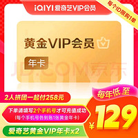 爱奇艺 黄金VIP会员 双年卡/2年卡