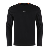 HUGO BOSS 男士休闲logo圆领长袖T恤衫 50473286