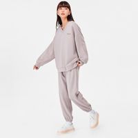A21 22秋季女装高级感运动套装宽松v领卫衣卫裤两件套休闲
