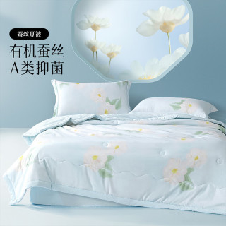 百丽丝 100%有机蚕丝夏被   150cm×200cm
